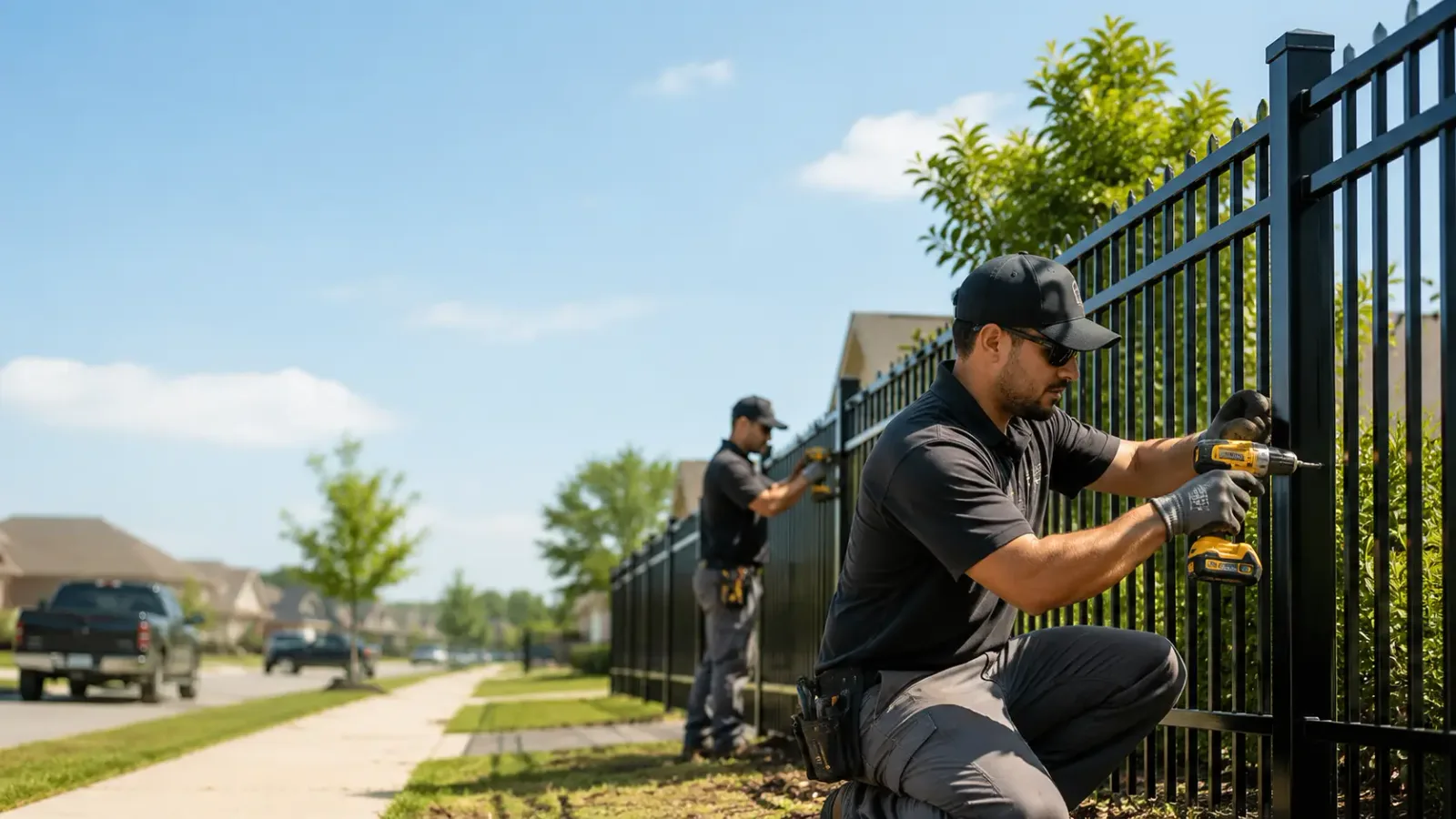 Metal Fence Installation in Rome, OH
